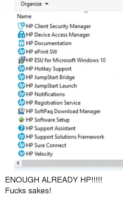 hp software download